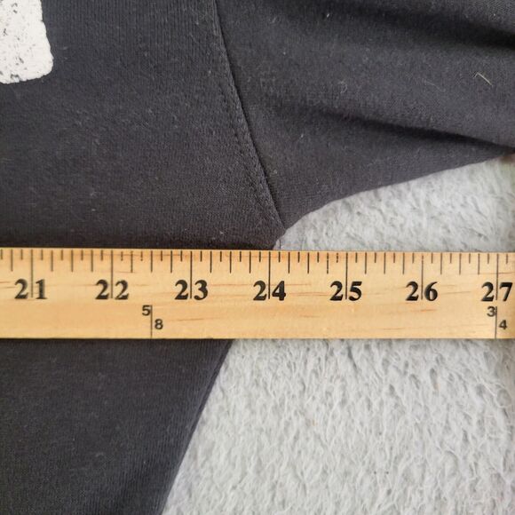 Calvin Klein Sweater Womens M Black Crop Performance Crewneck Sweatshirt - Picture 7 of 8